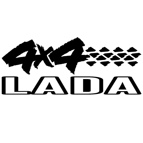 Sticker 4x4 Lada